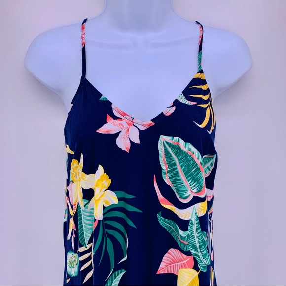 Old Navy V Neck Floral Maxi Dress Womens Size M - Picture 2 of 11
